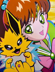 SailorMoon x Pokémon 5 Combo Print