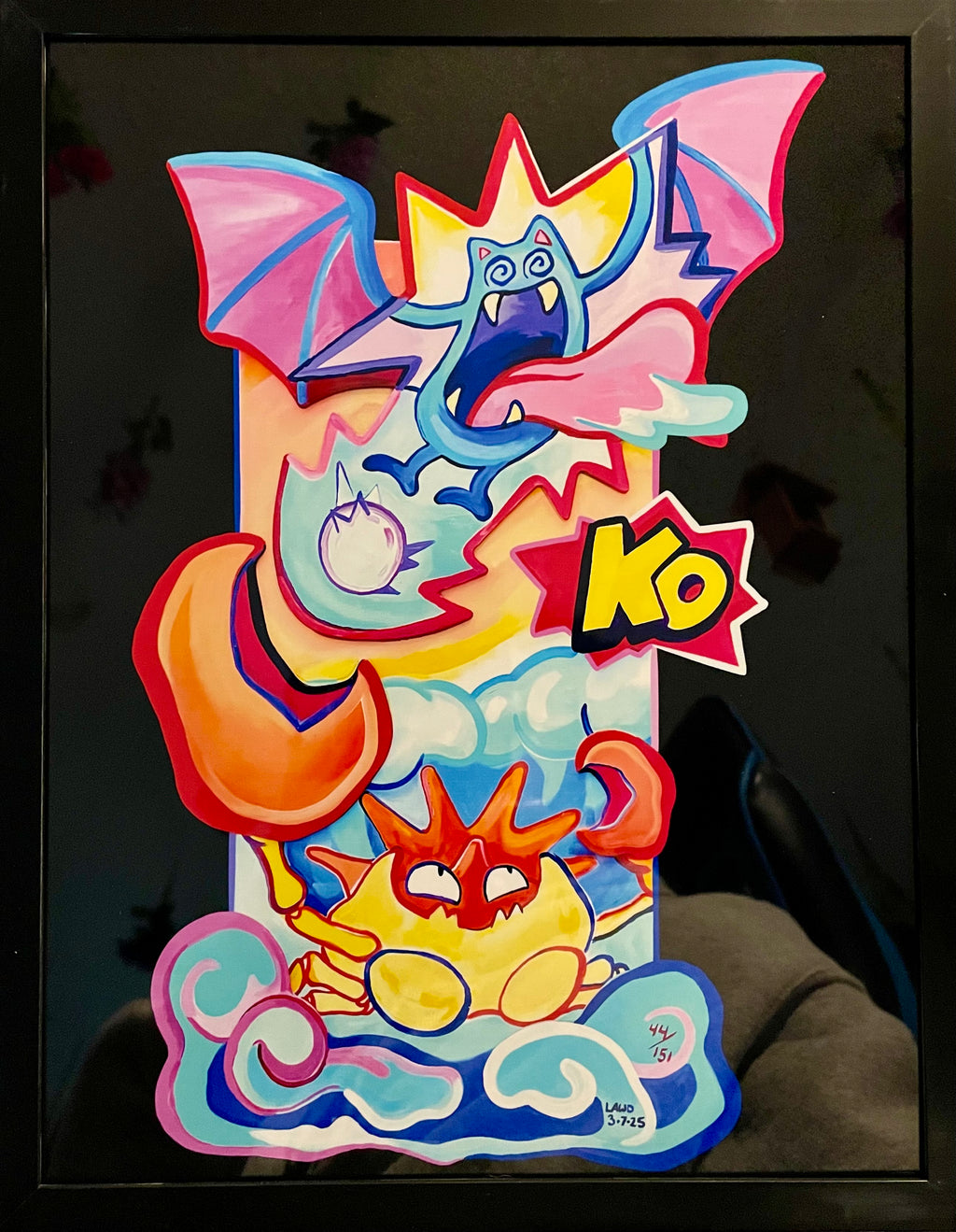 KO KRAB framed print