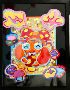 Paras framed print