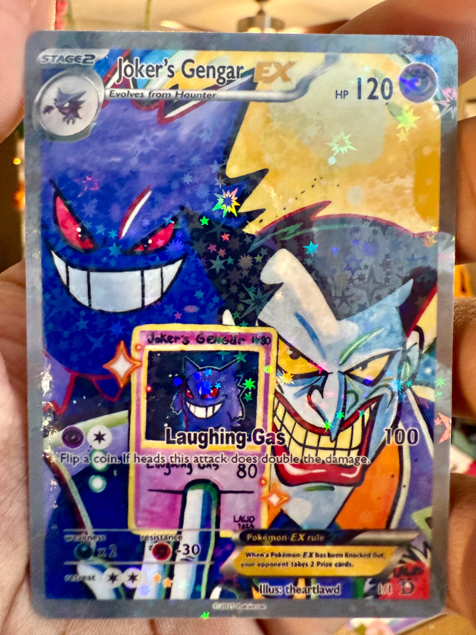 pokemon gengar cards Joker's Gengar trading card – POSHLAWD