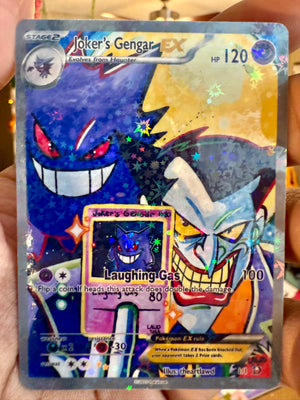 Joker's Gengar trading card POSHLAWD Joker's Gengar trading card POSHLAWD