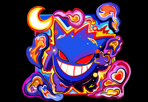 Gengar Will o Wisp Framed Print