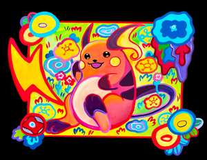 Raichu Framed Print