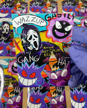 Chillin & Killin sticker