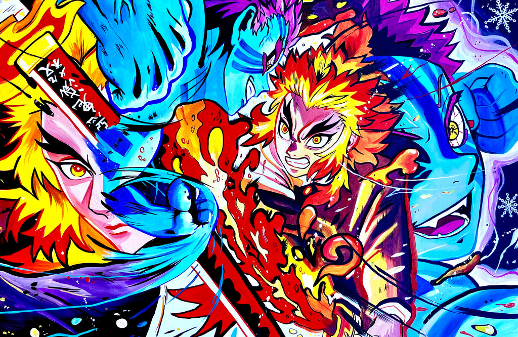 Rengoku x Akaza Limited Edition Posters